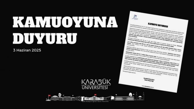 KBÜ'den Rektör Kırışık Hakkındaki İddialara Açıklama