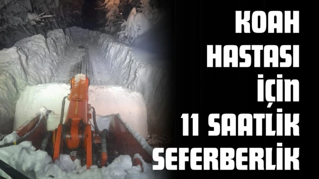 KOAH Hastası İçin 11 Saatlik Seferberlik