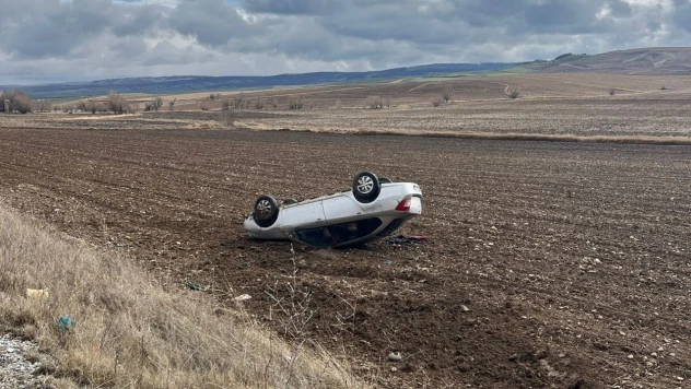 Otomobil Takla Attı: 2 Yaralı