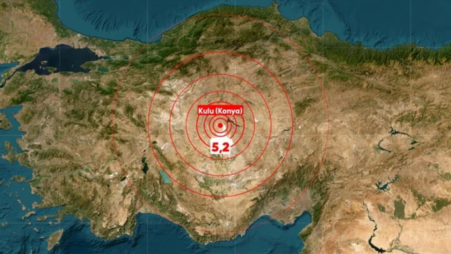 Konya'da 5,2 Büyüklüğünde Deprem