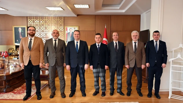 KOSGEB Heyetinden Rektör Topal'a Ziyaret