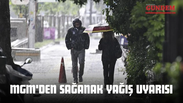 MGM'den Sağanak Yağış Uyarısı
