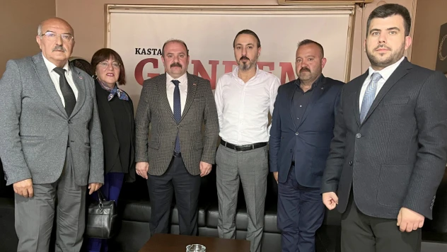 MHP Merkez İlçe'den Gazetemize Ziyaret