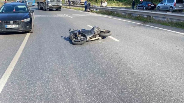 Motosiklet Kazasında 16 Yaşındaki Genç Ağır Yaralandı