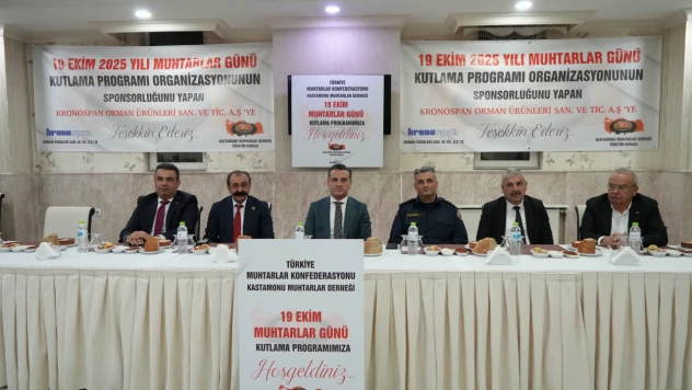 Muhtarlar Yemekte Buluştu