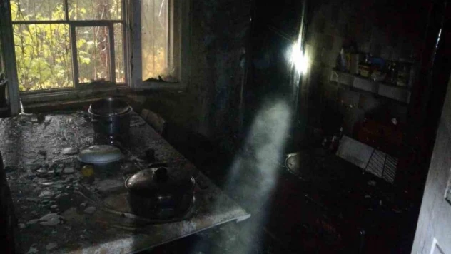 Mutfakta Çıkan Yangın Korkuttu