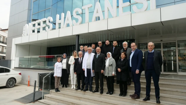 Nefes Hastanesi Tahsin Babaş'ı Ağırladı