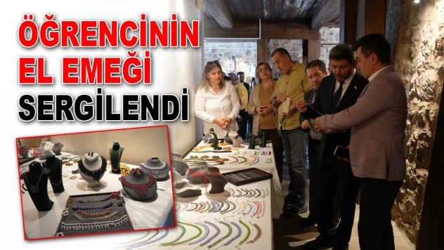 Öğrencinin El Emeği Sergilendi