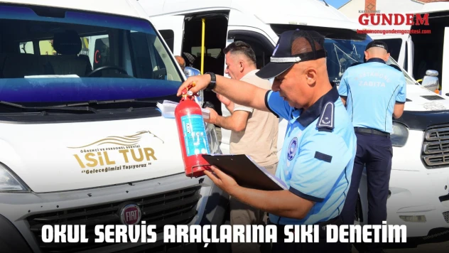 Okul Servis Araçlarına Sıkı Denetim