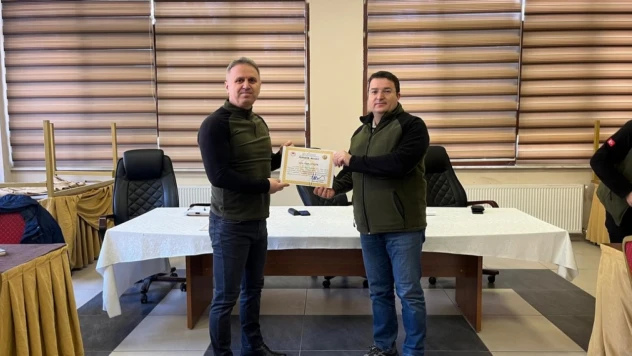 Orman Personeline Teşekkür Belgeleri Takdim Edildi