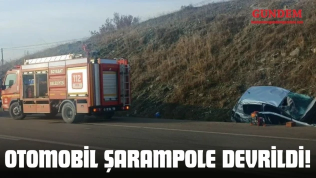 Otomobil Şarampole Devrildi: 5 Yaralı