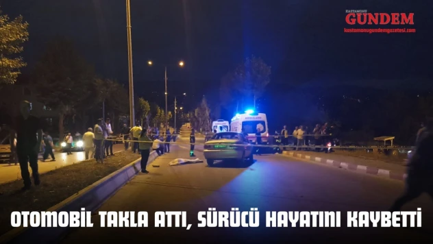 Otomobil Takla Attı, Sürücü Hayatını Kaybetti