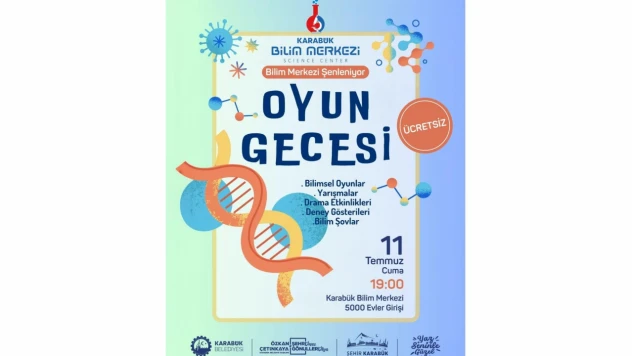 Oyun Gecesi Etkinliği Düzenlenecek