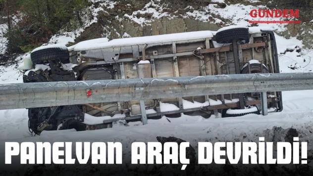 Panelvan Araç Devrildi!