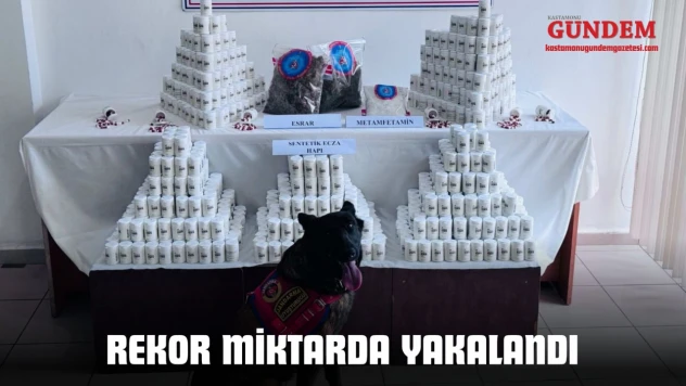 Rekor Miktarda Yakalandı