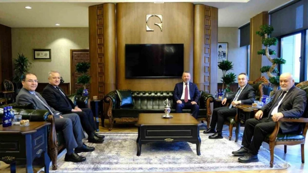 Rektör Kırışık'tan TOGÜ Rektörü Yılmaz'a Ziyaret