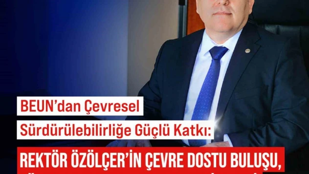 Rektör Özölçer'in Çevre Dostu Buluşu, TÜRKPATENT Tarafından Tescillendi