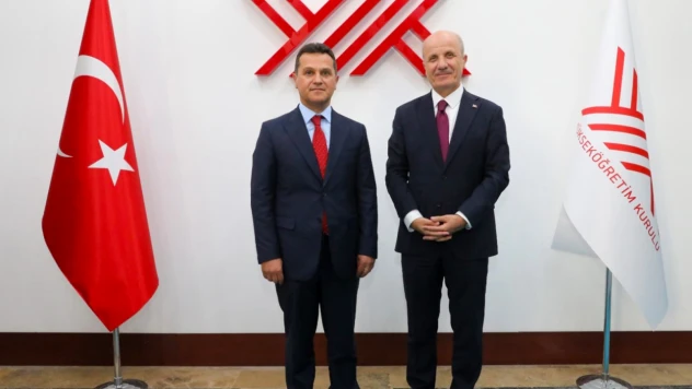 Rektör Topal, YÖK Başkanı Özvar İle Bir Araya Geldi