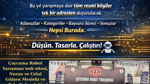 Robot Yarışmasının Resmi Web Sitesi Yayında