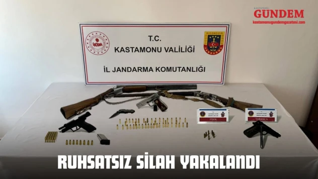 Ruhsatsız Silah Yakalandı