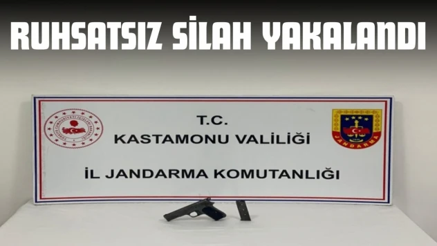 Ruhsatsız Silah Yakalandı