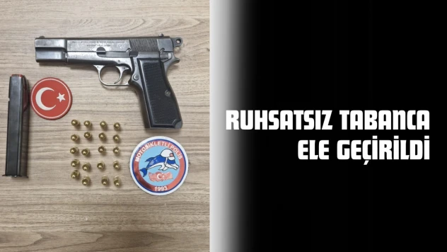 Ruhsatsız Tabanca Ele Geçirildi
