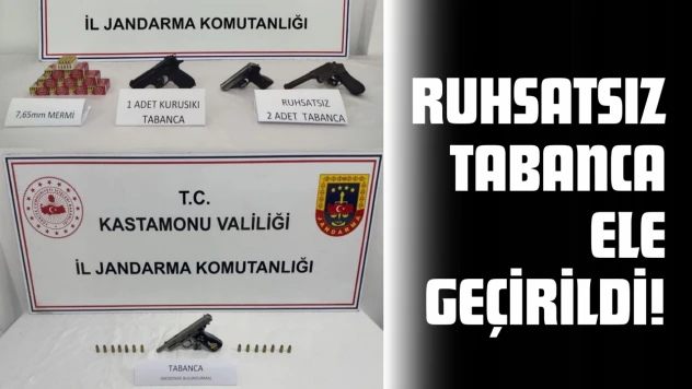 Ruhsatsız Tabanca Ele Geçirildi!