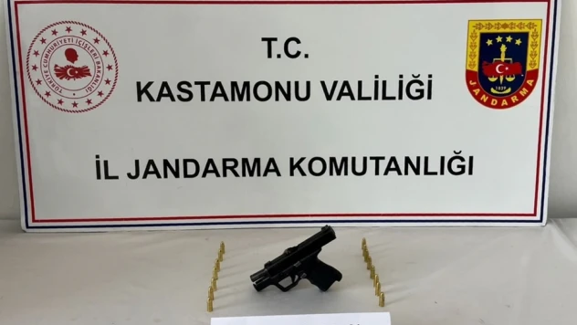 Ruhsatsız Tabanca Ele Geçirildi