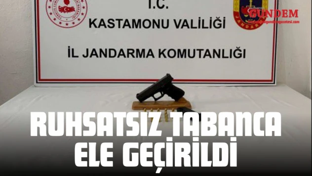 Ruhsatsız Tabanca Ele Geçirildi