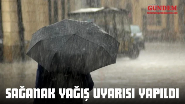 Sağanak Yağış Uyarısı Yapıldı