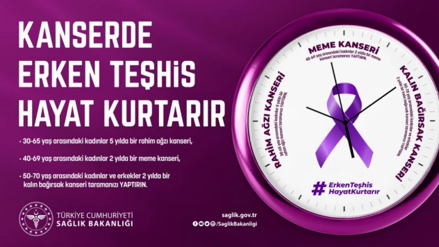 Sağlık'tan Kanser Bilgilendirmesi