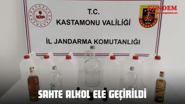 Sahte Alkol Ele Geçirildi
