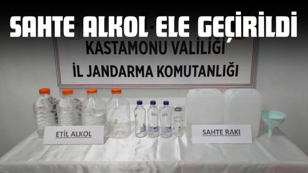 Sahte Alkol Ele Geçirildi