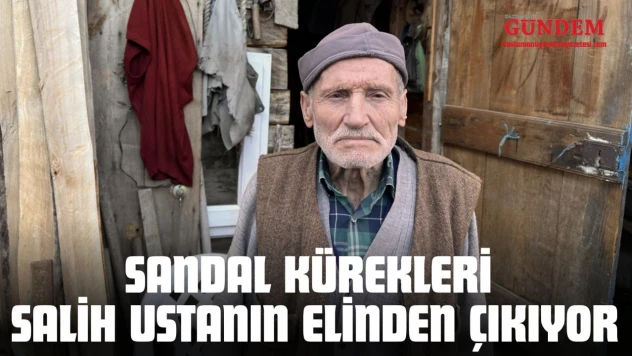 Sandal Kürekleri Salih Ustanın Elinden Çıkıyor