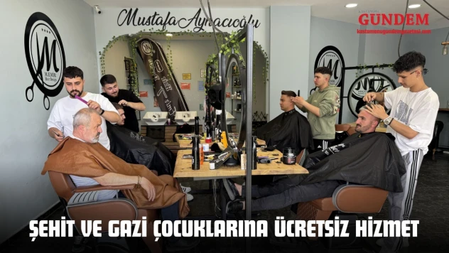 Şehit Ve Gazi Çocuklarına Ücretsiz Hizmet