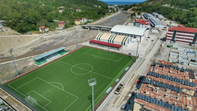 Selin yıktığı spor tesisleri ayağa kaldırıldı