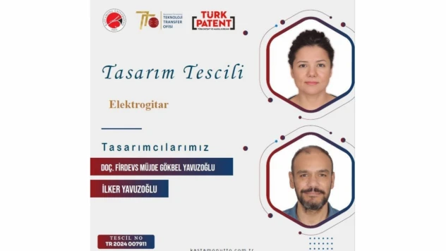 Seramik Elektrogitar Tasarımı Tescillendi