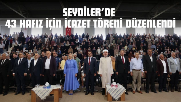 Seydiler'de 43 Hafız İçin İcazet Töreni Düzenlendi