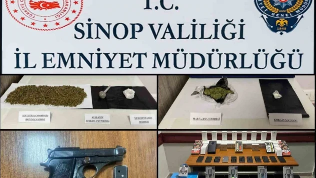 Sinop'ta 1 Haftada 23 Şüpheli Şahıs Yakalandı