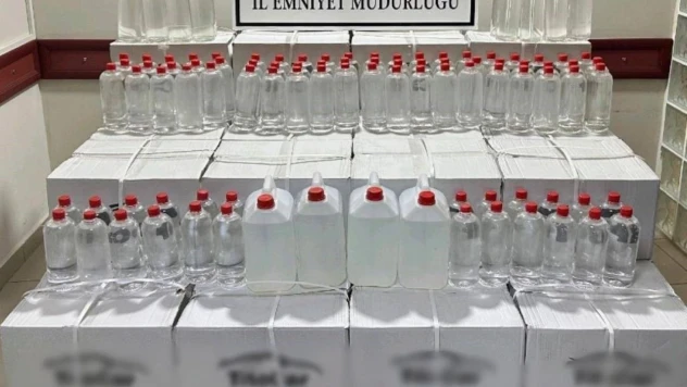 Sinop'ta 1080 Litre Etil Alkol Ele Geçirildi!