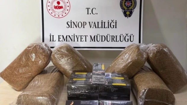 Sinop'ta 30 Kilo Tütün Ve 3 Bin Makaron Ele Geçirildi
