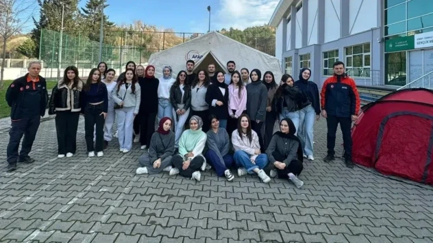 Sinop'ta AFAD Gönüllüleri Sahaya Hazır