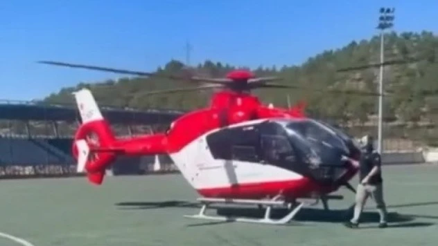 Ambulans Helikopter Yeni Doğan Bebek İçin Havalandı