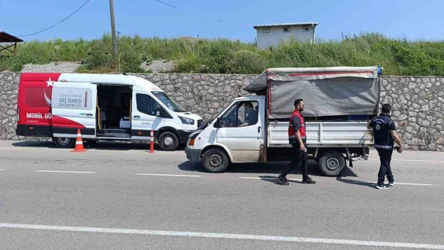 Sinop'ta Düzensiz Göç Uygulaması