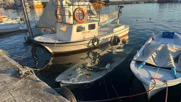 Sinop'ta Kayık Battı