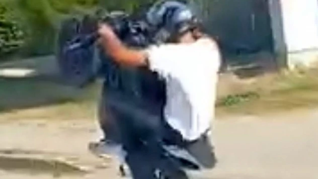 Sinop'ta Motosiklet Sürücüsünün Tehlikeli Yolculuğu