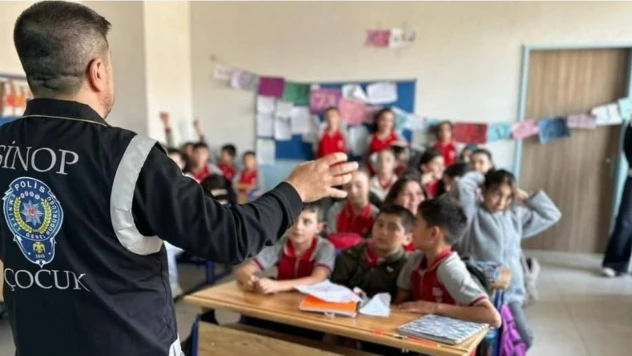 Sinop'ta Öğrencilere 'Güvenlik' Dersi