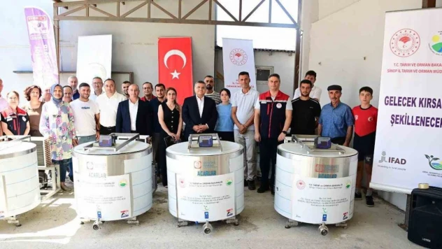 Sinop'ta Süt Üreticilerine Destek