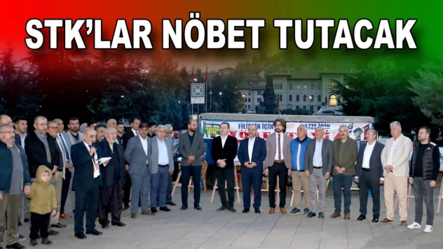 Sivil Toplum Kuruluşları Filistin İçin Nöbet Tutacak