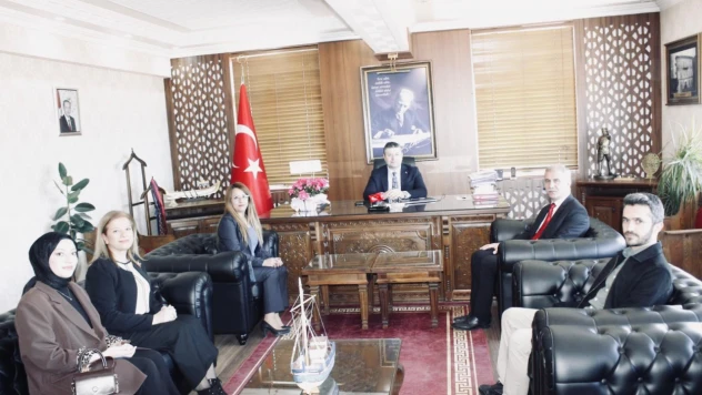 Tapu ve Kadastro Teşkilatının 178'inci Yılı Dolayısıyla Kaymakam Uçar'a Ziyaret